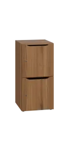 DOMINOU 22 úložná skříň 2-boxová, 917x450x400 mm, ořech světlý